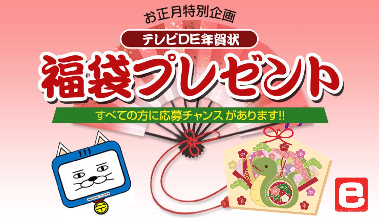 テレビDE年賀状　福袋プレゼント