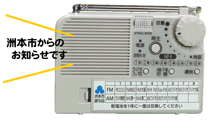 告知放送端末